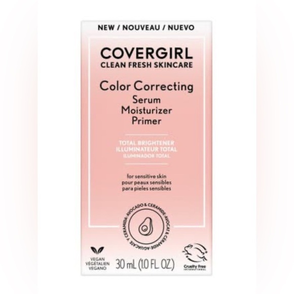 COVERGIRL Color Correcting Serum Primer -110-Total Illuminator-Light Skin Tones - Picture 2 of 5